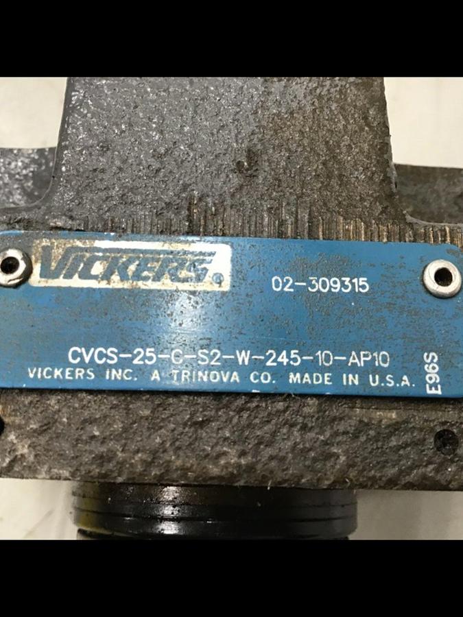 Used VICKERS Valve CVCS25CS2W24510AP10 USED