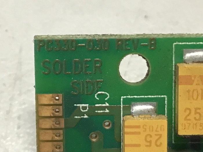 Used VAN DORN Analog Circuit Board 330025 PC330-025 Used