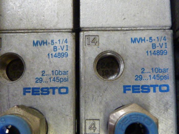 Used FESTO Control Block / Valve Terminal IFB8-02 #52877
