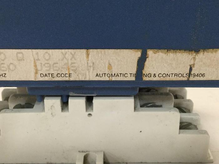 Used AUTOMATIC TIMING & CONTROL Time Delay Relay 328C200Q10XX #109571