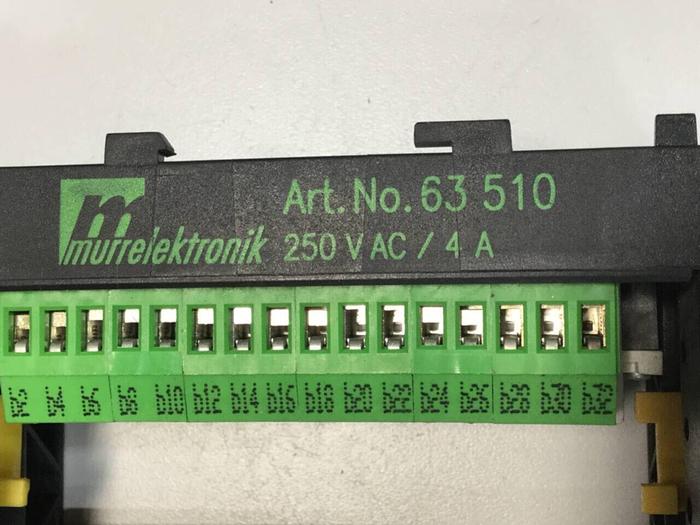 Used MURR ELEKTRONIK Card Holder 63510 #100507