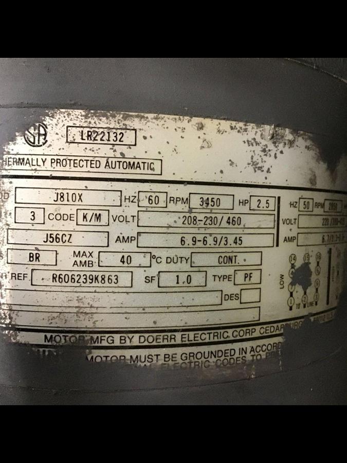 Used GAST MFG Regenerative Blower R5325A-10 #134383