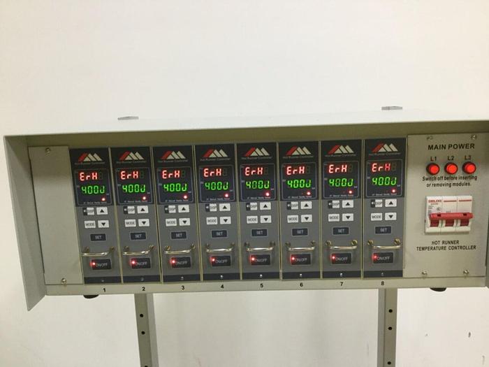 Used METAL FABRICATOR 8 Zone Hot Runner HRMF-08-A1ST