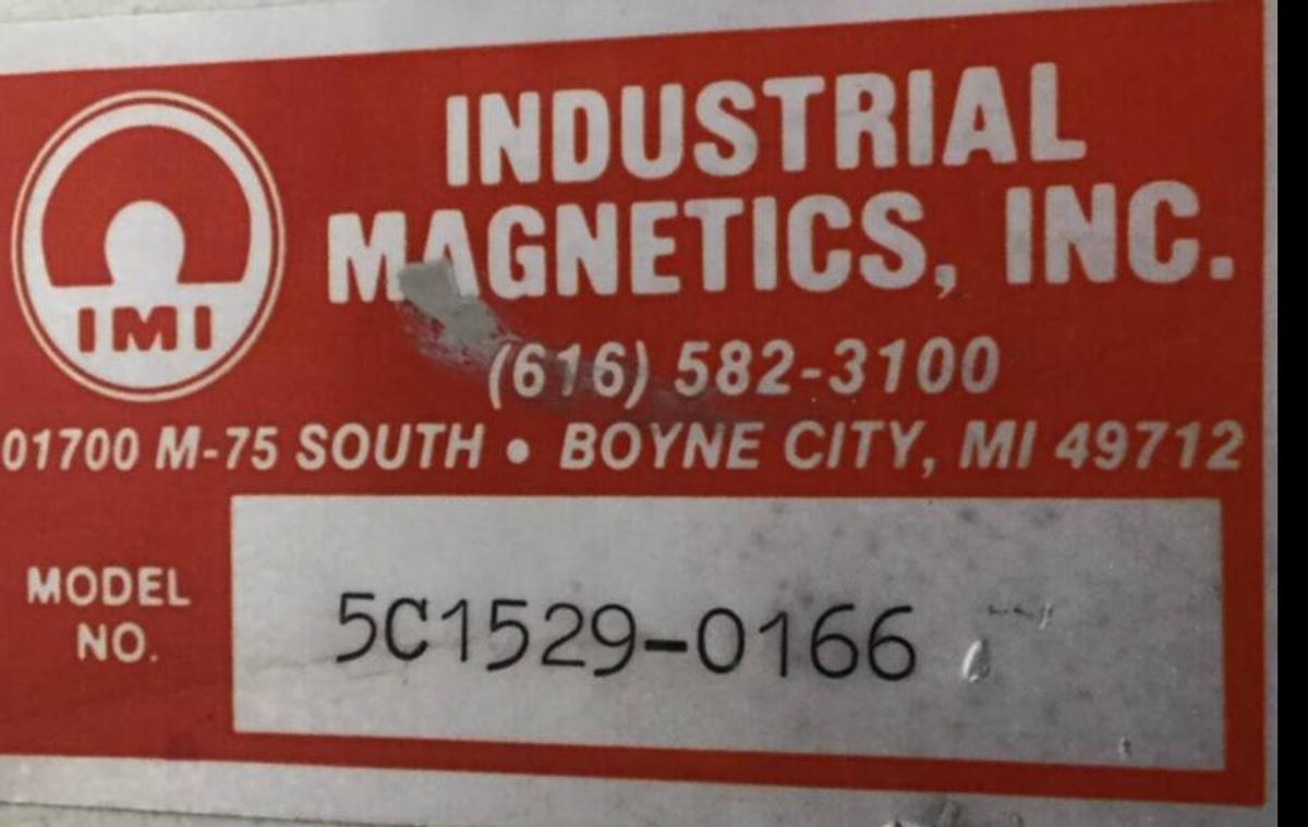 Used INDUSTRIAL MAGNETICS Drawer Magnet 5C1529-0166 USED