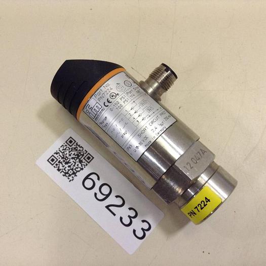 Used IFM Pressure Sensor PN7224 #69233