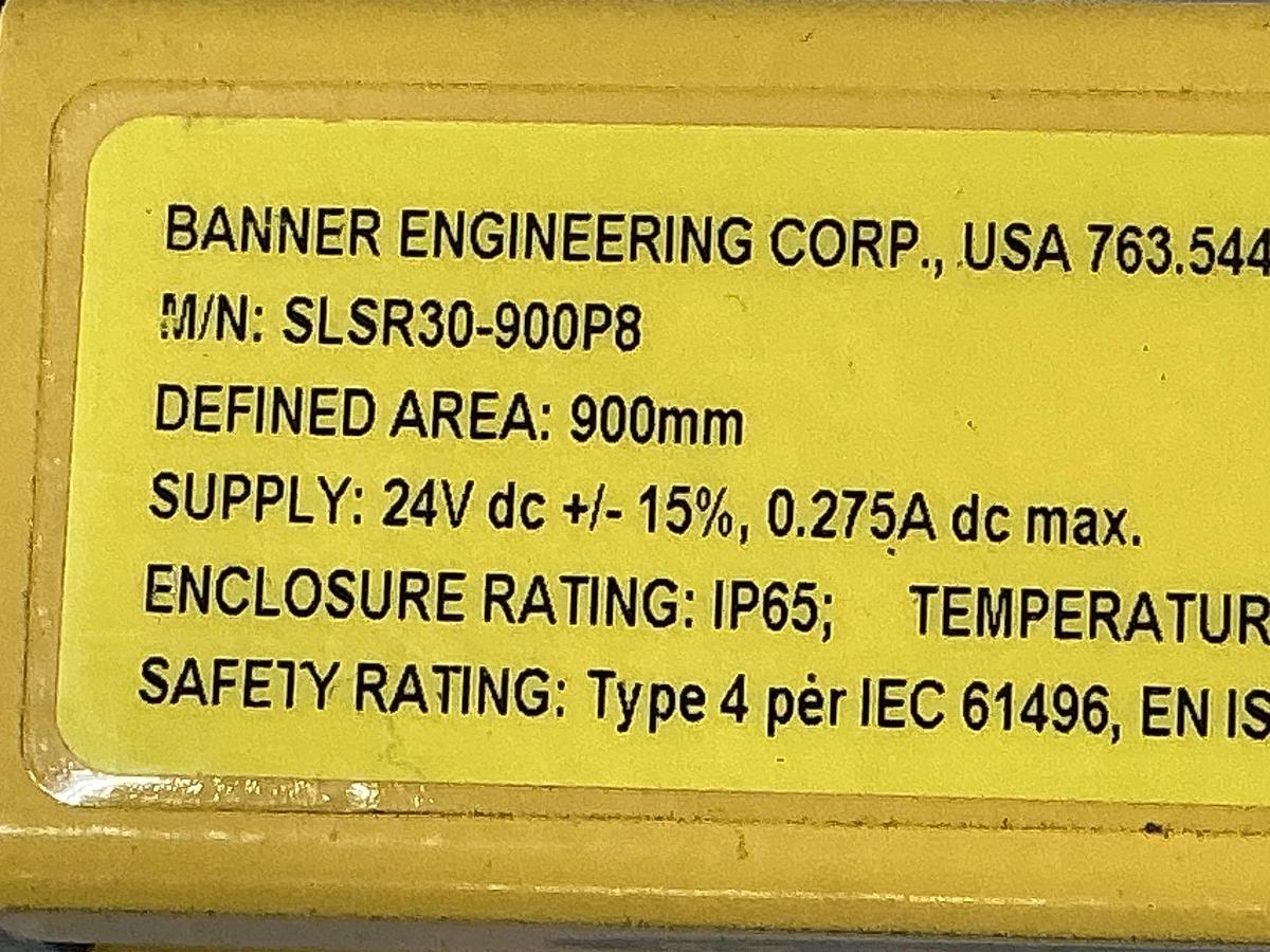 Used BANNER SLSR30-900P8