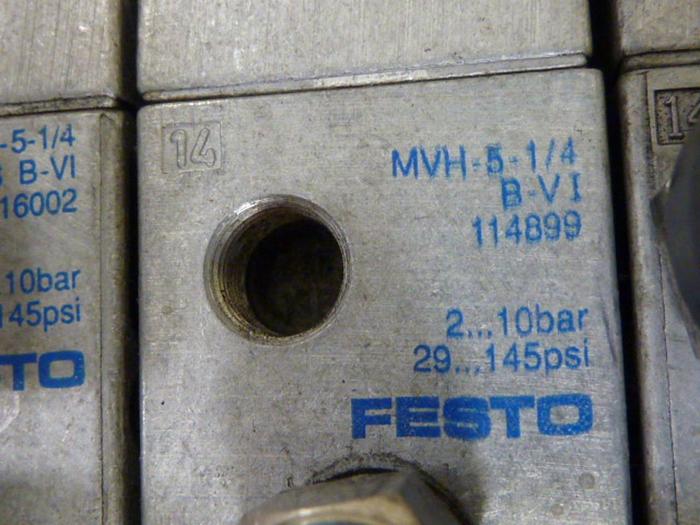 Used FESTO Control Block / Valve Terminal IFB8-02 #52868