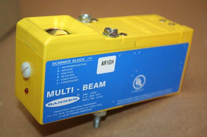 BANNER ENGINEERING Multi Beam Scanner Beam SBAR1GH NEW