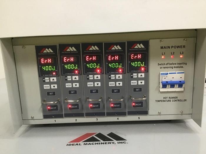 Used METAL FABRICATOR 5 Zone Hot Runner HRTC-05S/L-A1 USED