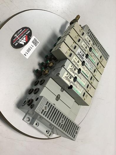 Used NUMATICS Flexiblok Manifold & Valves 123BA4Z2MN00061 #118814