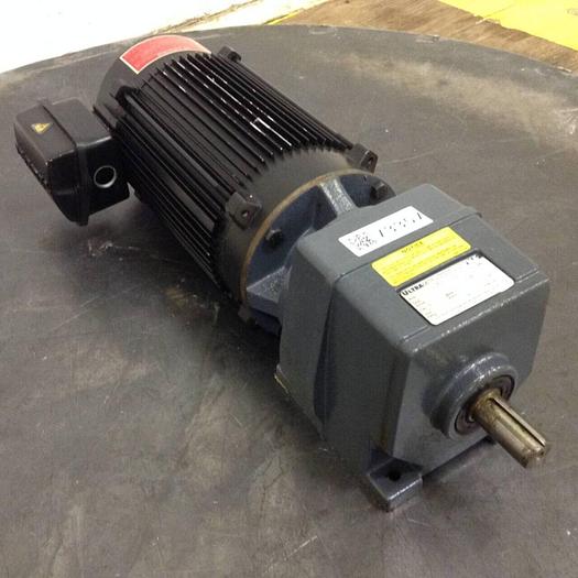 Used POWERTEC Die Height Adjust Motor w/ Gearbox 04VCBN2A8.0AB Used
