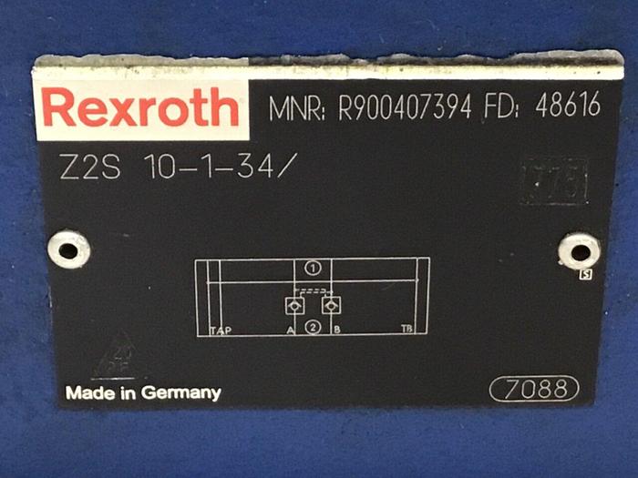 Used REXROTH Check Valve Z2S10134 #135258