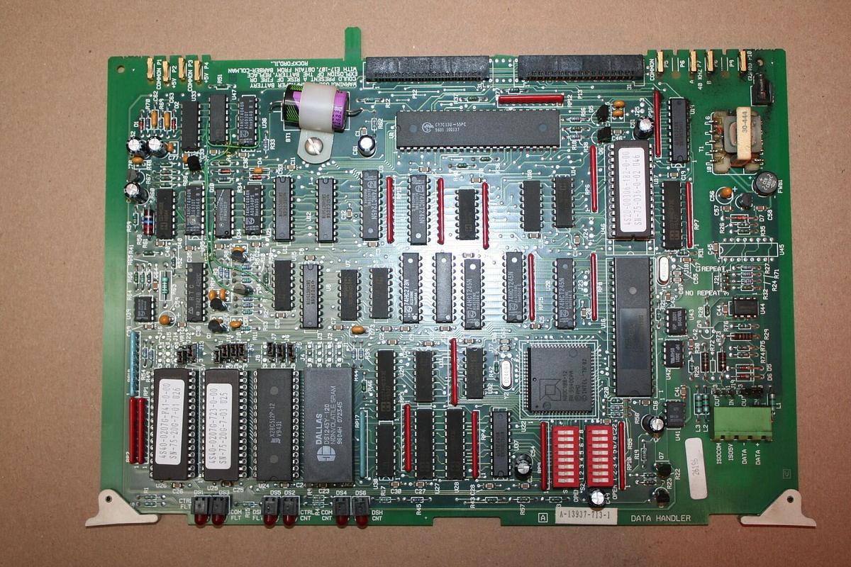 Used BARBER COLMAN Data Handler Circuit Board A-13937-713-1 #19530