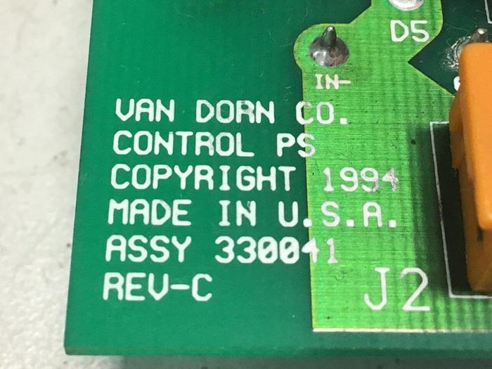 Used VAN DORN Circuit Board 330041 PC330-041 Used
