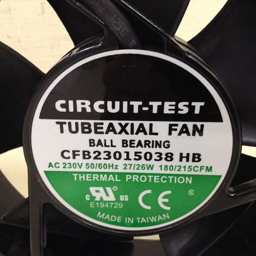 CIRCUIT TEST Tubeaxial Fan CFB23015038 HB #76215