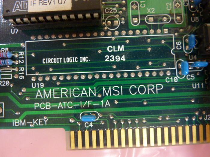 Used AMERICAN MSI Circuit Board PCB-ATC-1/F-1A #43784