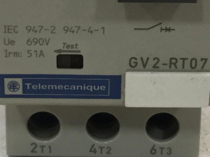 Used TELEMECANIQUE Manual Starter GV2RT07 #103171