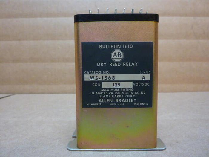 Used ALLEN BRADLEY Dry Reed Relay WS-1568 SER A #27724