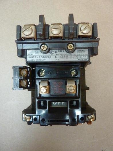 Used ALLEN BRADLEY AC Contactor 500F-BOD930 SER B #32103