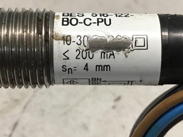 Used BALLUFF Proximity Sensor BES 516-122-B0-C-PU #129207