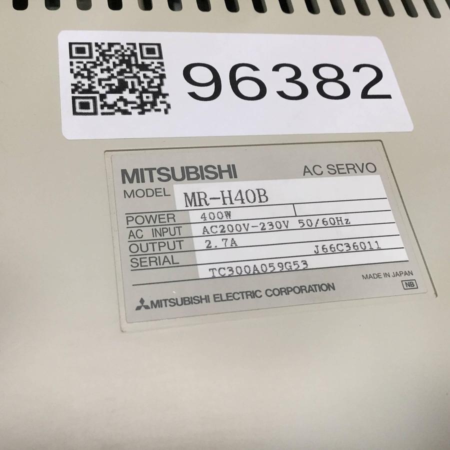 Used MITSUBISHI AC Servo Drive MR-H40B Used