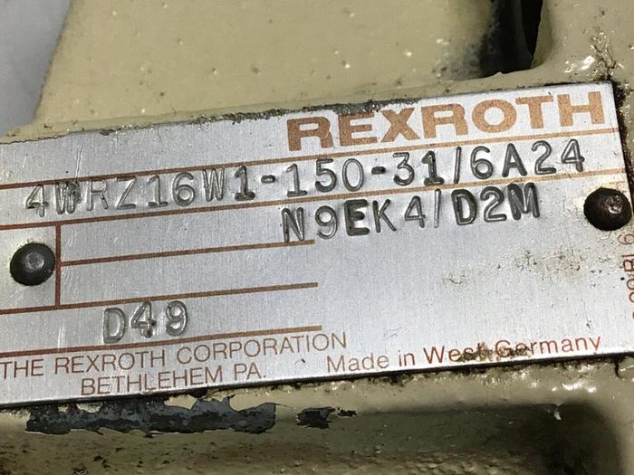 Used REXROTH Valve 4WRZ16W1150316A24 Used
