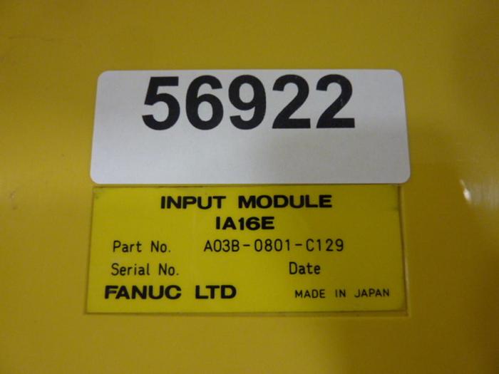 Used FANUC Input Module A03B-0801-C129 #56922