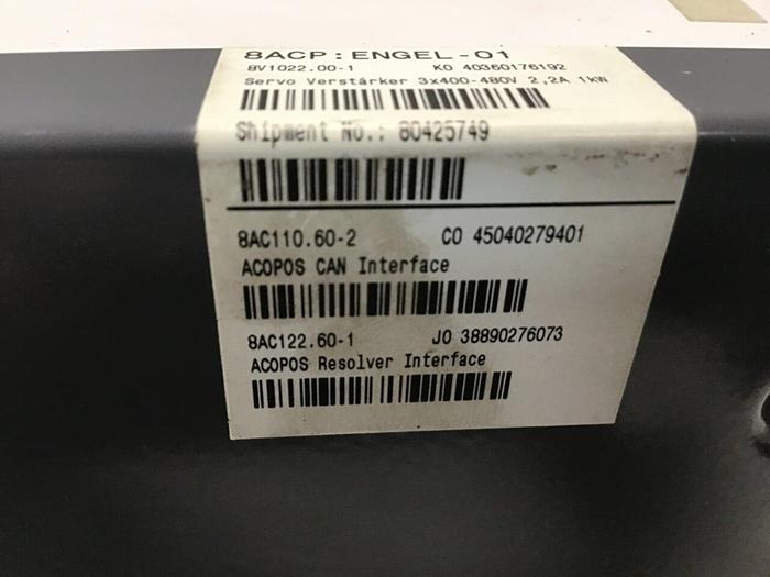 Used B&R Servo Drive 8V1022.00-1 Used