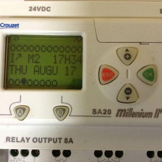 Used CROUZET Millenium II PLC Module SA20 #89304