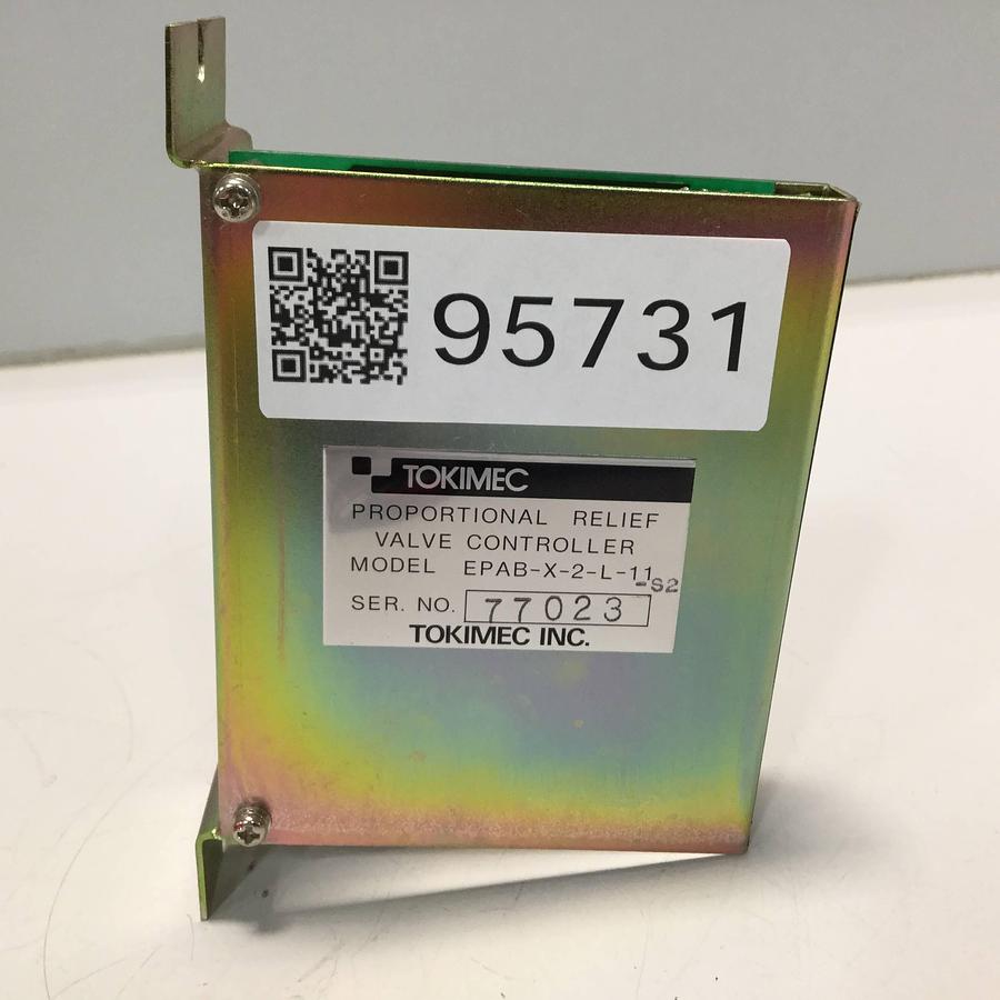 Used TOKIMEC Proportional Relief Valve Controller EPAB-X-2-L-11 Used