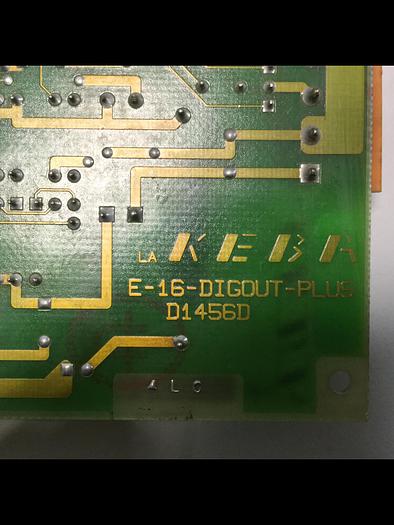 Used KEBA Engel Output Board E-16-DIGOUT-PLUS D1456D Used