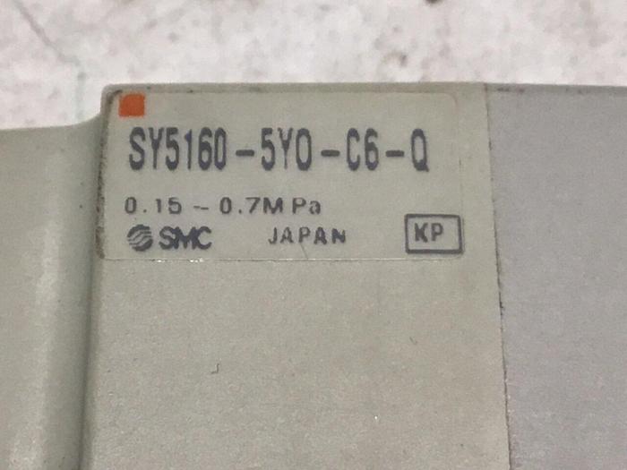 Used SMC Solenoid Valve SY5160-5Y0-C6-0 #124200