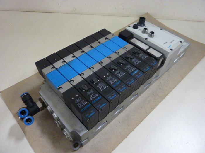 Used FESTO Control Block w/ Valves IFB8-03 #52809