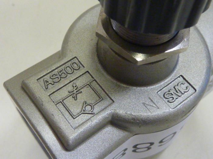 Used SMC Flow Control Valve AS500 #66880