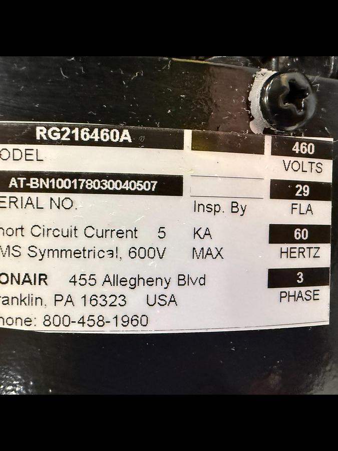 Used CONAIR RG216460A