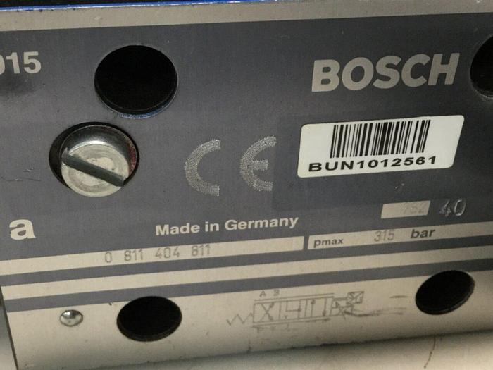 Used BOSCH Hydraulic Servo Proportional Valve 0 811 404 811 USED