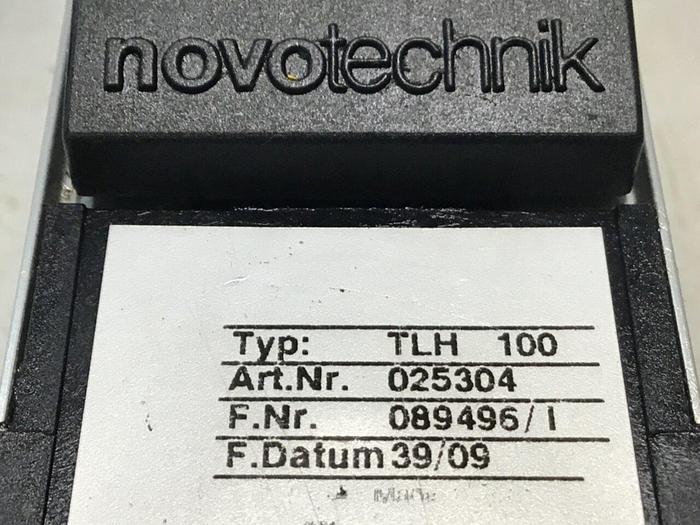 Used NOVOTECHNIK Positional Transducer TLH100 Used