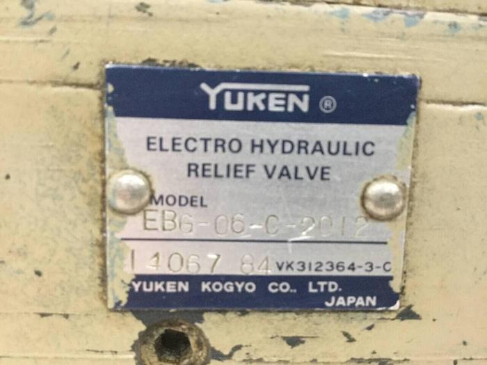 Used YUKEN Hydraulic Relief Valve EDG-01V-C-T13-1124 #99329