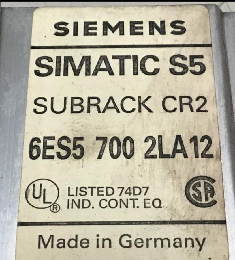 Used SIEMENS Rack Simatic S5 6ES5 700-2LA12 USED