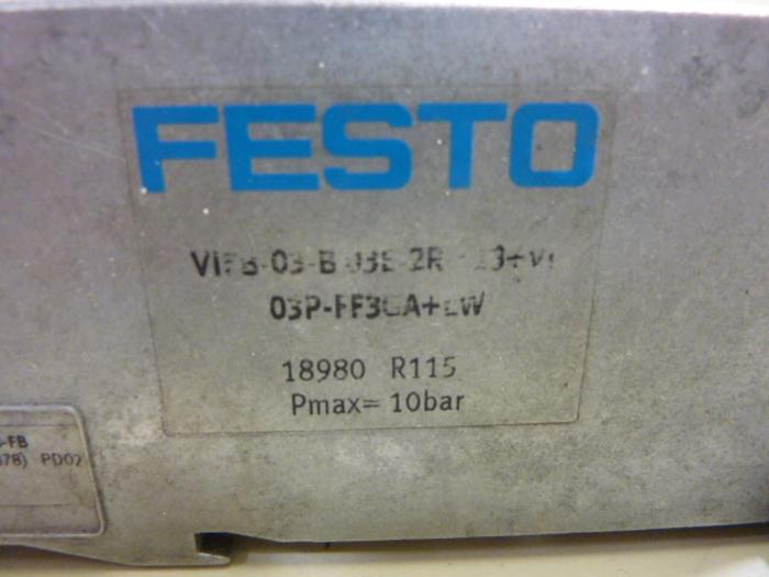 Used FESTO Control Block / Valve Terminal IFB13-03 #63734