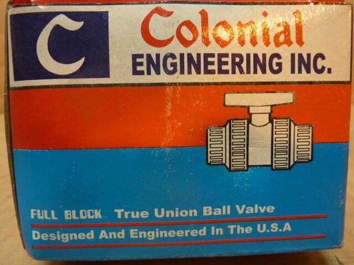 COLONIAL ENGINEERING True Union Ball Valve V07101N #22131