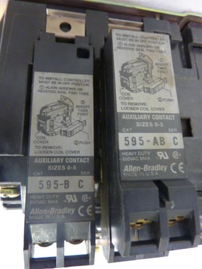 Used ALLEN BRADLEY Contactor 500-AOD93 SER B #50058