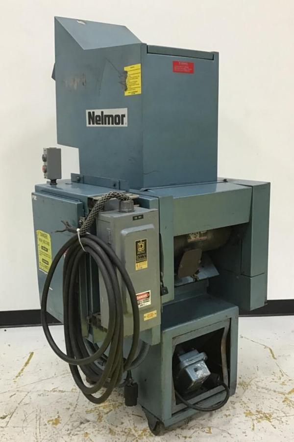 Used NELMOR 5 HP Grinder Granulator RG810M1 Used