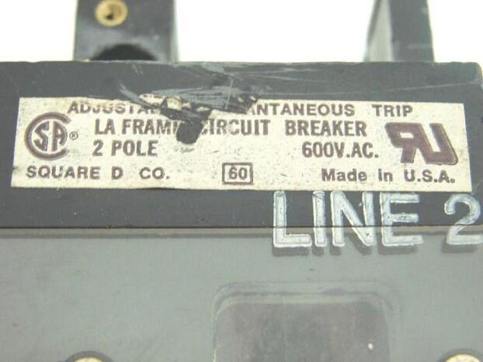 Used SQUARE D 400 Amp Circuit Breaker LAF2640036MV1021 #8804