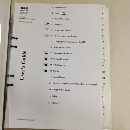 Used ABB User's Guide 3HAC 7793-1 #70939
