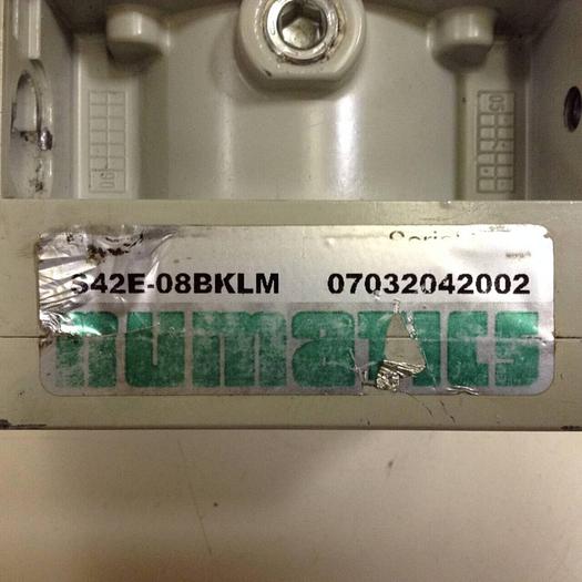 Used NUMATICS Exhaust Valve S42E-08BKLM #87503