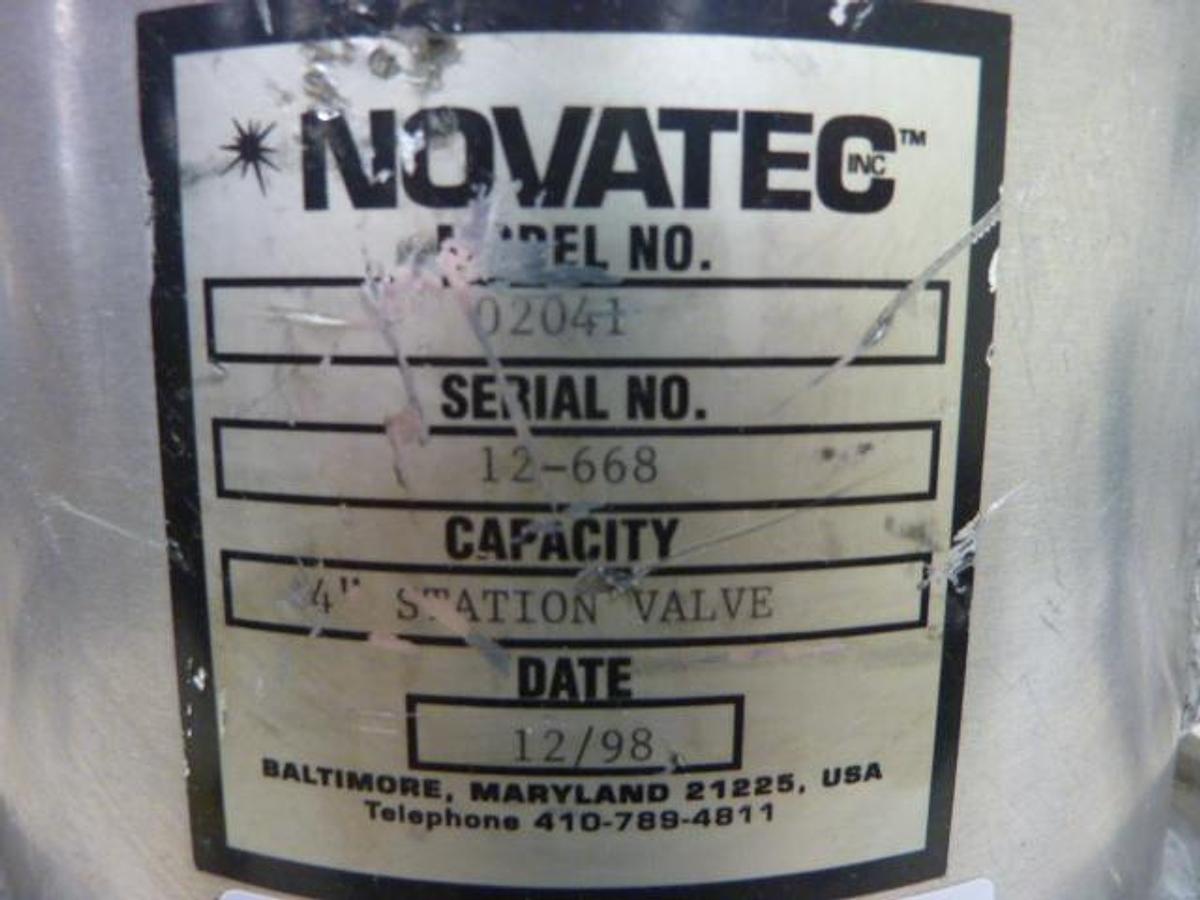 Used NOVATEC Station / Tee Valve 4IN ST VLV USED