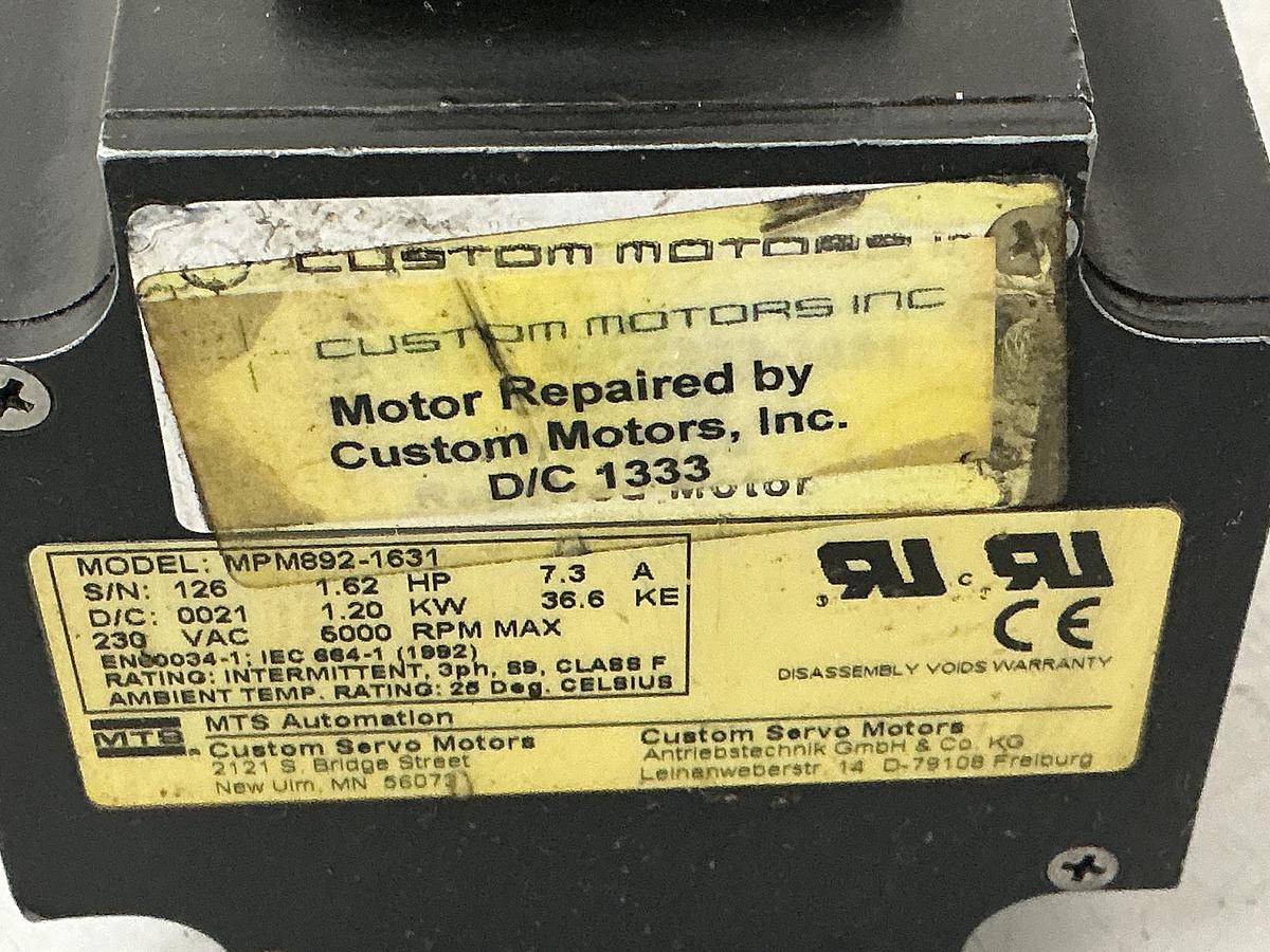 Used MTS AUTOMATION MPM892-1631