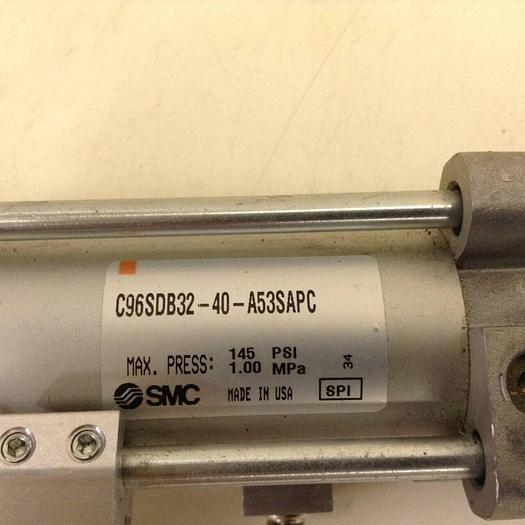 Used SMC Cylinder C96SDB32-40-A53SAPC #68735