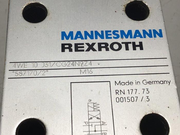 Used MANNESMANN REXROTH Valve 4WE10J31CG24N9Z4 #117027